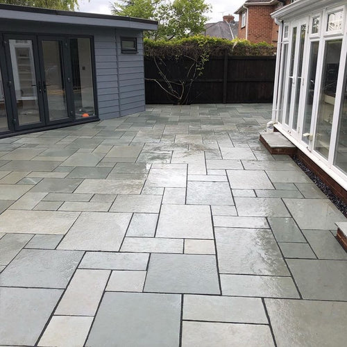 Kota Blue Patio Pack Calibrated 22mm – Premium Natural Stone Paving-Eclipse Fencing