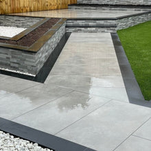 Load image into Gallery viewer, Luna Grey Porcelain 1200mm x 600mm x 20mm – Large Outdoor Paving Slabs-Eclipse Fencing
