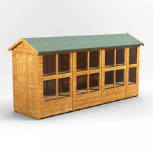 Load image into Gallery viewer, Potting Shed Apex T&amp;G – Customizable Tongue &amp; Groove Garden Shed with Shelving-Eclipse Fencing
