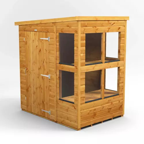 Potting Shed Pent T&G – Customisable Garden Potting Shed with Tongue & Groove Cladding, Heavy-Duty Framing & Quick Delivery-Eclipse Fencing