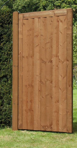 Pressure Treated Featheredge Side Gate 0.9m x 1.8m – Durable Timber Garden Gate for Security & Privacy-Eclipse Fencing