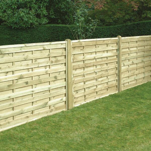 Pressure Treated Horizontal Square Fencing Panels – Modern, Durable Garden Fencing-Eclipse Fencing