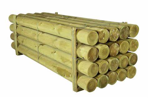 Pressure Treated Jump Poles – 100mm Diameter x 3.66m 10% off at Checkout.-Eclipse Fencing