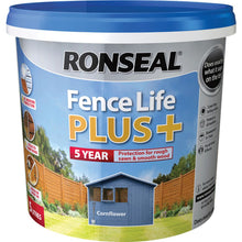Load image into Gallery viewer, Ronseal Fence Life Plus 5 Litre – Long-Lasting Protection &amp; Vibrant Colour for Fences-Eclipse Fencing
