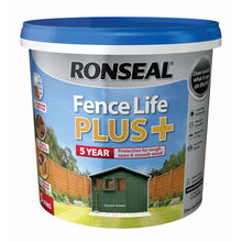 Load image into Gallery viewer, Ronseal Fence Life Plus 5 Litre – Long-Lasting Protection &amp; Vibrant Colour for Fences-Eclipse Fencing

