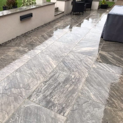 Sagar Black Porcelain 600mm x 900mm x 20mm – Sleek Outdoor Paving Tiles-Eclipse Fencing