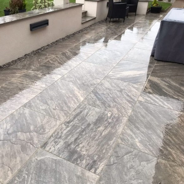 Sagar Black Porcelain 600mm x 900mm x 20mm – Sleek Outdoor Paving Tiles-Eclipse Fencing