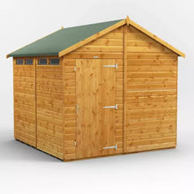 Load image into Gallery viewer, Security Shed Apex T&amp;G – High-Security Garden Shed with Tongue &amp; Groove Cladding &amp; Quick Delivery-Eclipse Fencing
