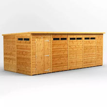 Load image into Gallery viewer, Security Shed Pent T&amp;G – High-Security Garden Shed with Tongue &amp; Groove Cladding &amp; Quick Delivery-Eclipse Fencing
