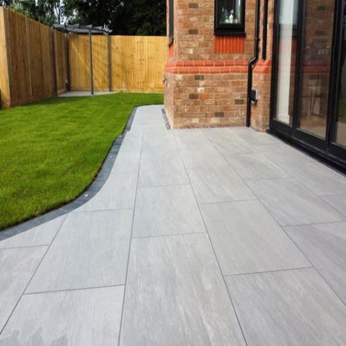 Silver Kandla Grey Porcelain 900mm x 600mm 20mm-Eclipse Fencing