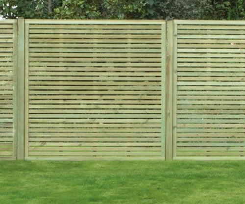 Slatted Panel * Pressure Treated *-Eclipse Fencing