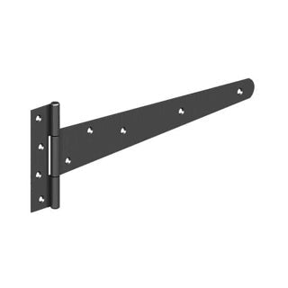 Tee Hinges Pair Pre-Packed Black Medium – Durable Hinges for Gates & Doors-Eclipse Fencing