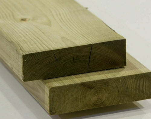 Timber Tanalised 200mm x 47mm x 3.6m (8x2) C16 – Strong, Pressure-Treated Structural Timber Green-Eclipse Fencing